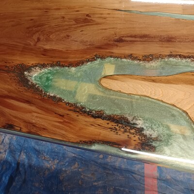 Epoxy Resin River Table - image3